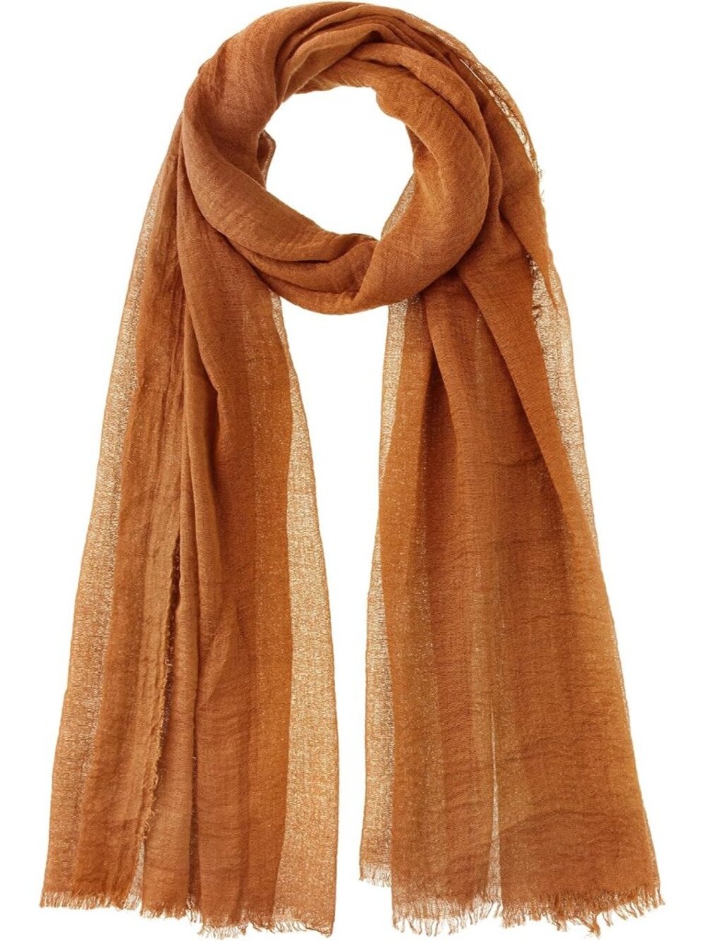 Women Summer Cotton Linen Scarf Crinkle Long Beach Shawl Wrap hijab with Fringe